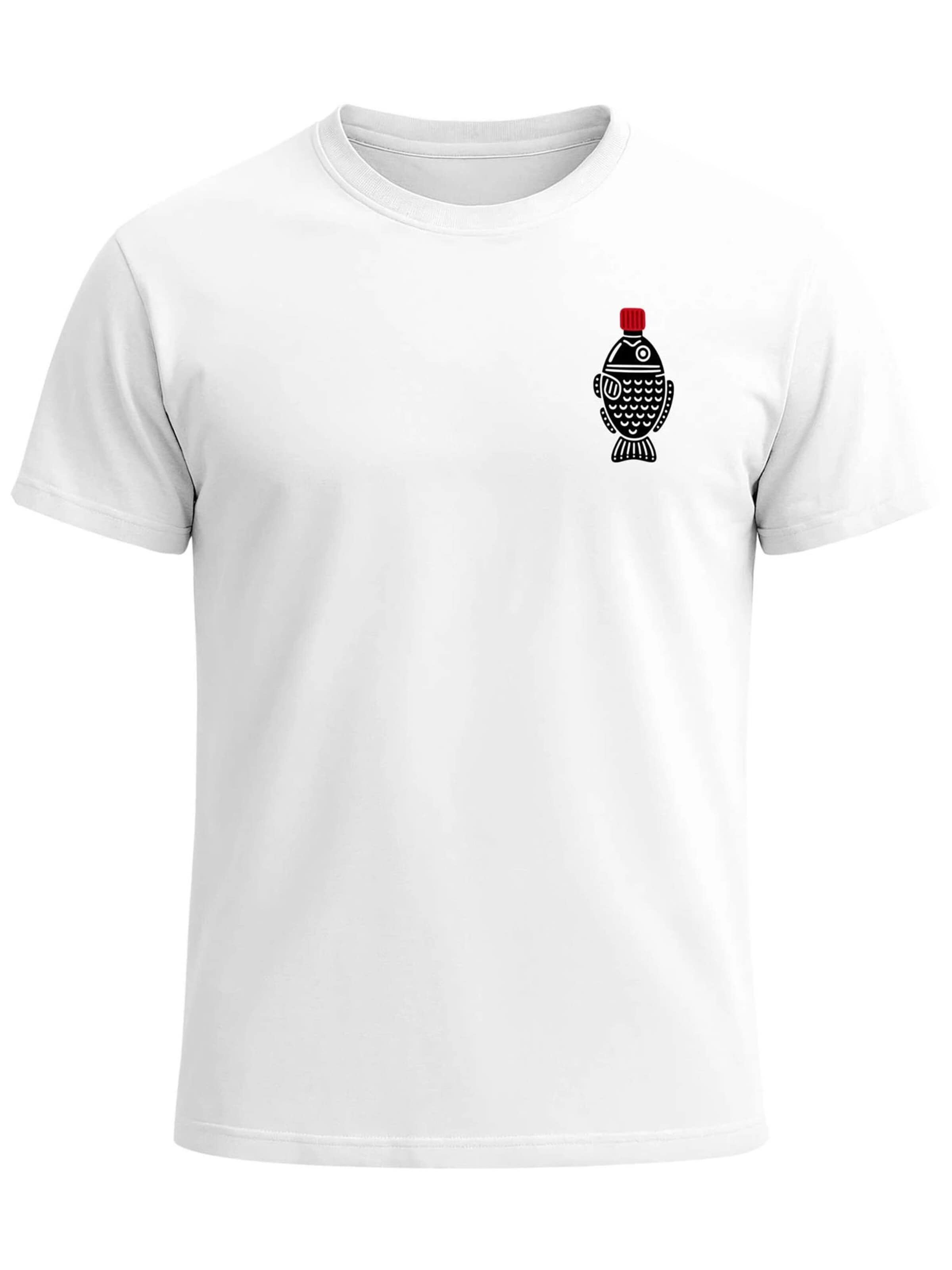 Neverless Shirt 'Soy Sauce' in White: front
