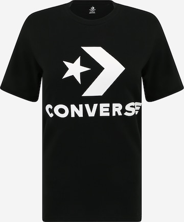 CONVERSE Tričko – černá: přední strana