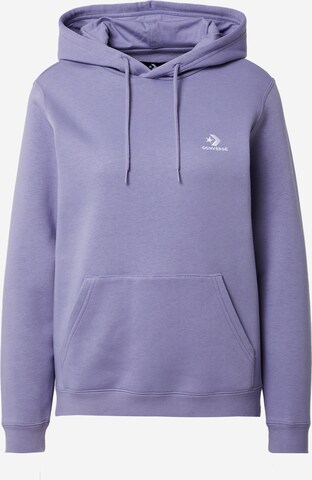 CONVERSE Sweatshirt in Purple: front