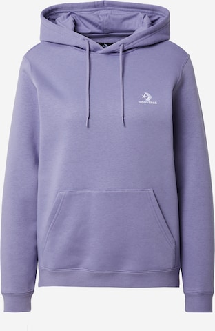 Sweat-shirt CONVERSE en violet : devant