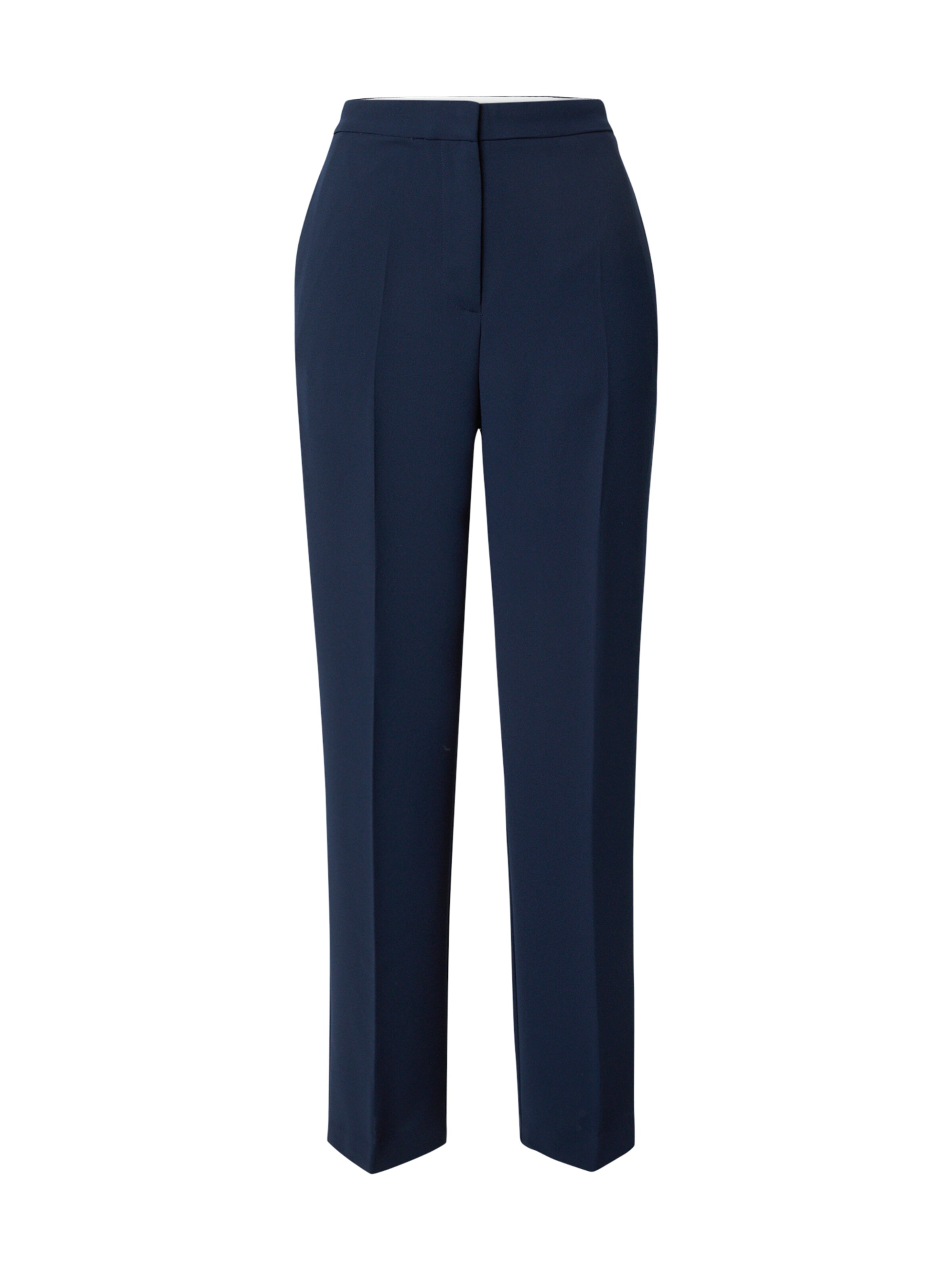 TOMMY HILFIGER Štandardný strih Nohavice s pukmi - Modrá: predná strana