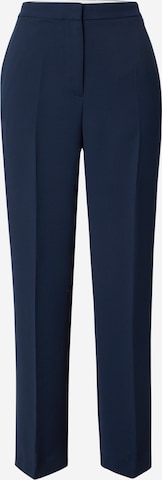 TOMMY HILFIGER Regular Trousers with creases in Blue: front
