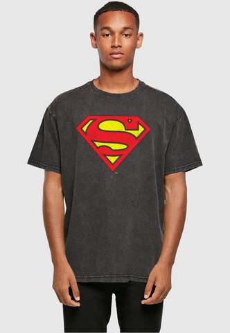 ABSOLUTE CULT T-Shirt 'DC Originals - Superman Shield' in Schwarz: Vorderseite