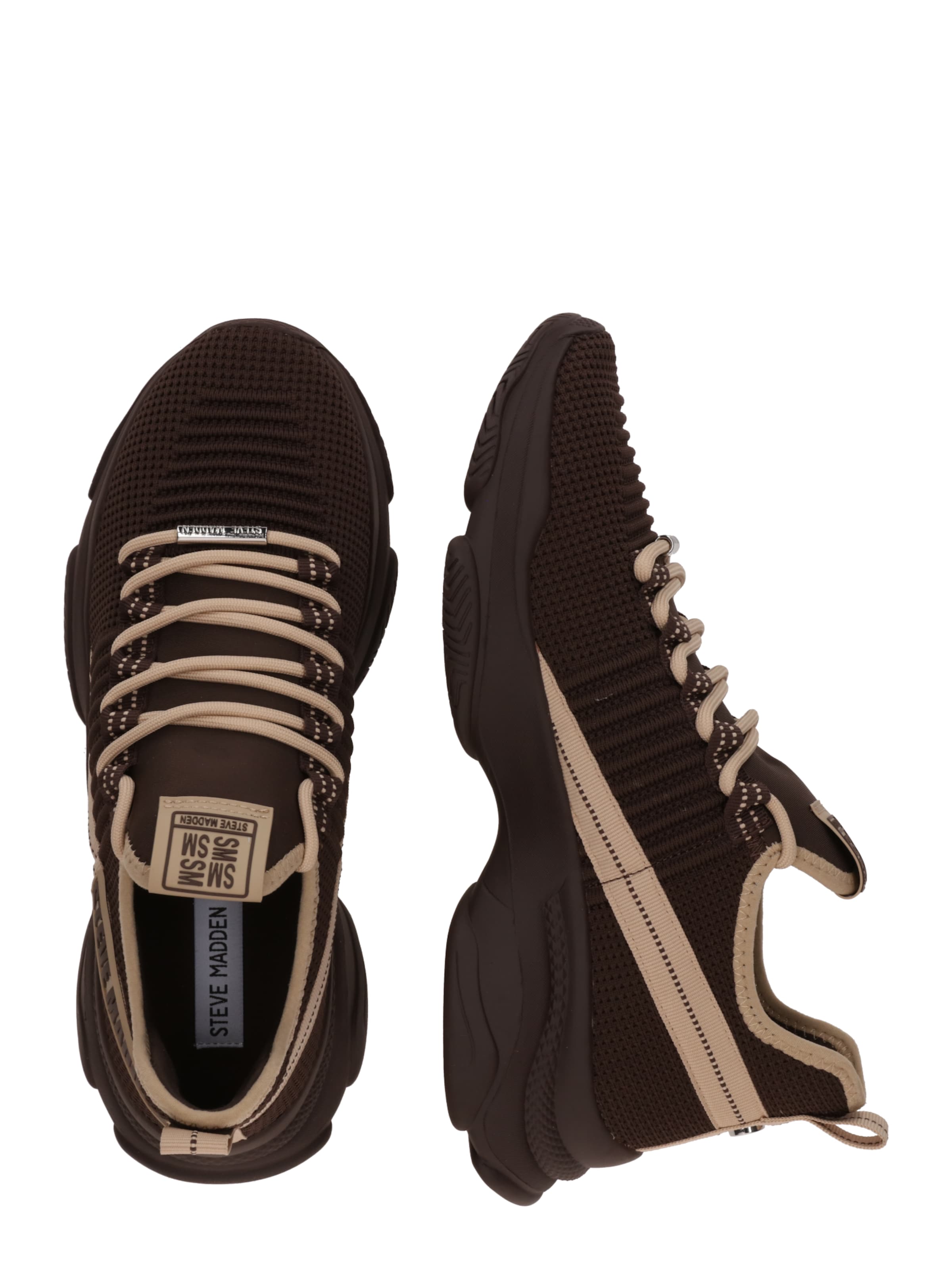 STEVE MADDEN Σνίκερ χαμηλό 'MAC-E' σε καφέ