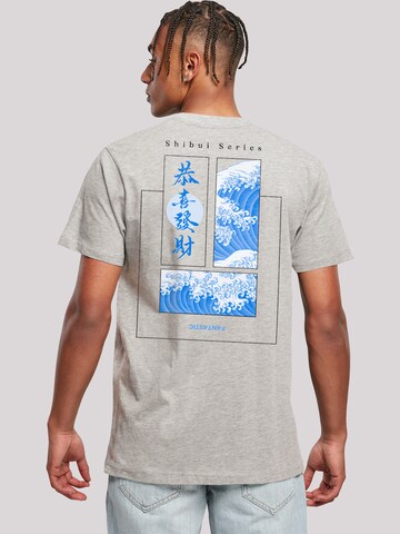 F4NT4STIC Shirt 'Shibui Series Japan Streetstyle' in Grijs