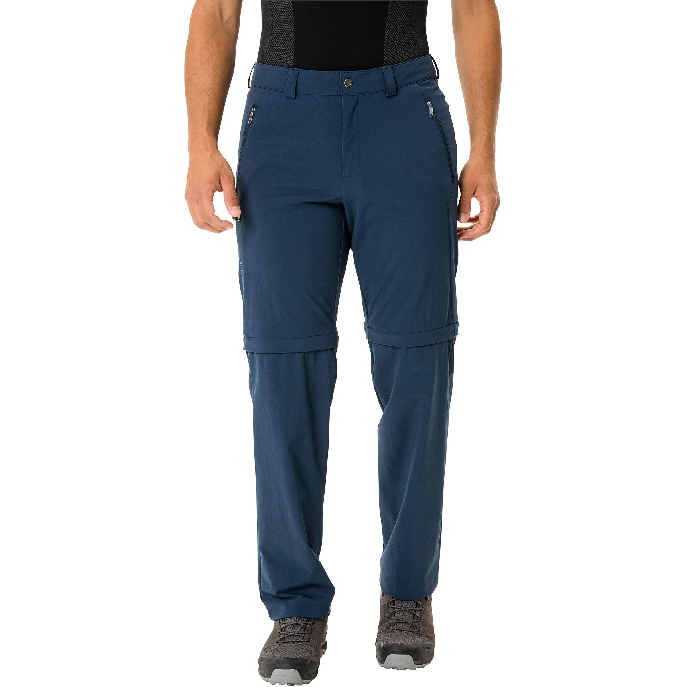 VAUDE Regular Outdoor trousers 'Farley' in Blue: front