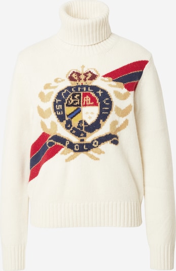 Polo Ralph Lauren Pullover in beige / creme / blau / rot, Produktansicht