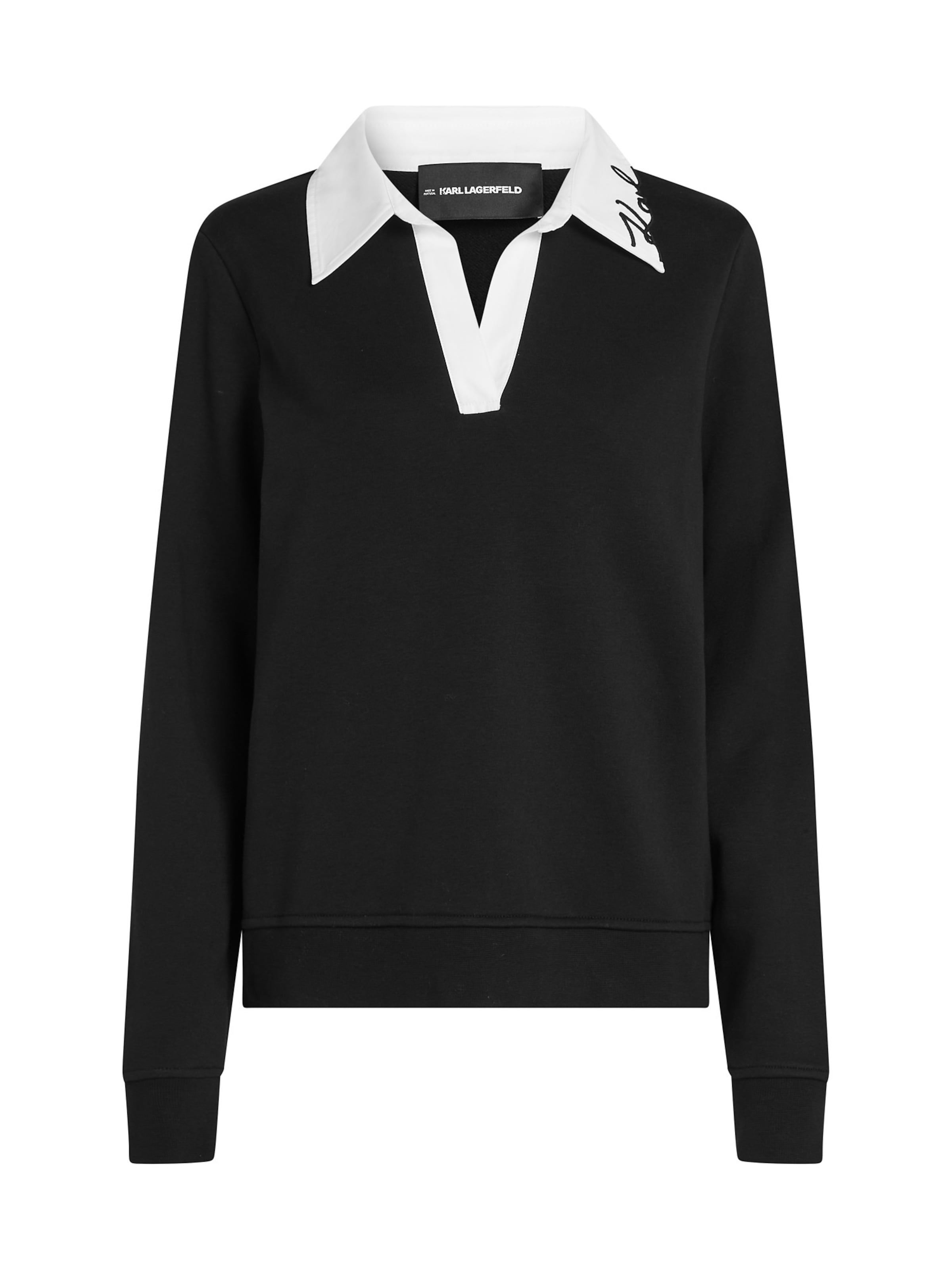 Karl Lagerfeld Sweatshirt i sort: forside