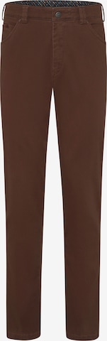 Pantalon chino MEYER en marron : devant