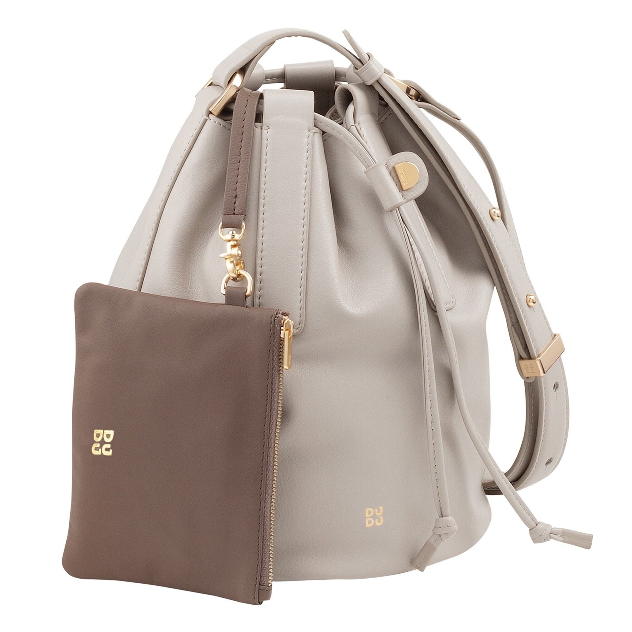 DuDu Beuteltasche 'Filicudi' in Weiß