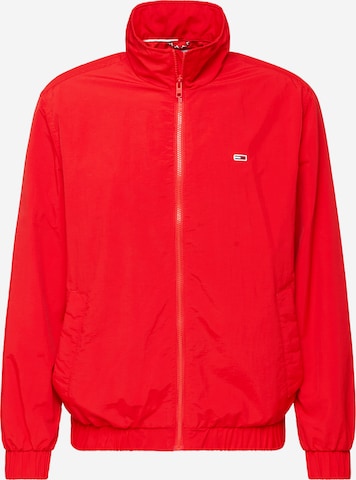 Tommy Jeans Tussenjas in Rood: voorkant