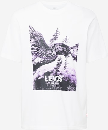 balta LEVI'S ® Marškinėliai: priekis