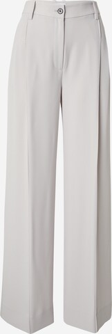 Pantalon à plis Calvin Klein en gris : devant