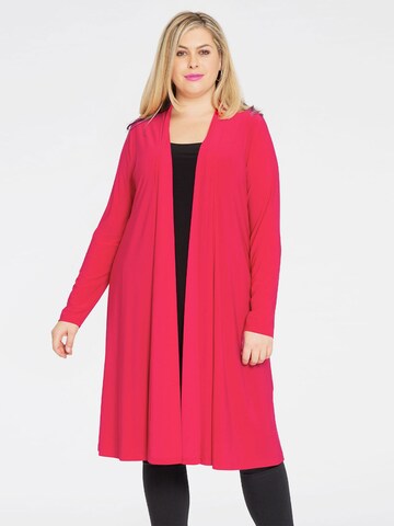 Yoek Strickjacke ' DOLCE ' in Pink: predná strana