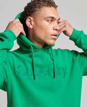 Sweat-shirt Superdry en vert