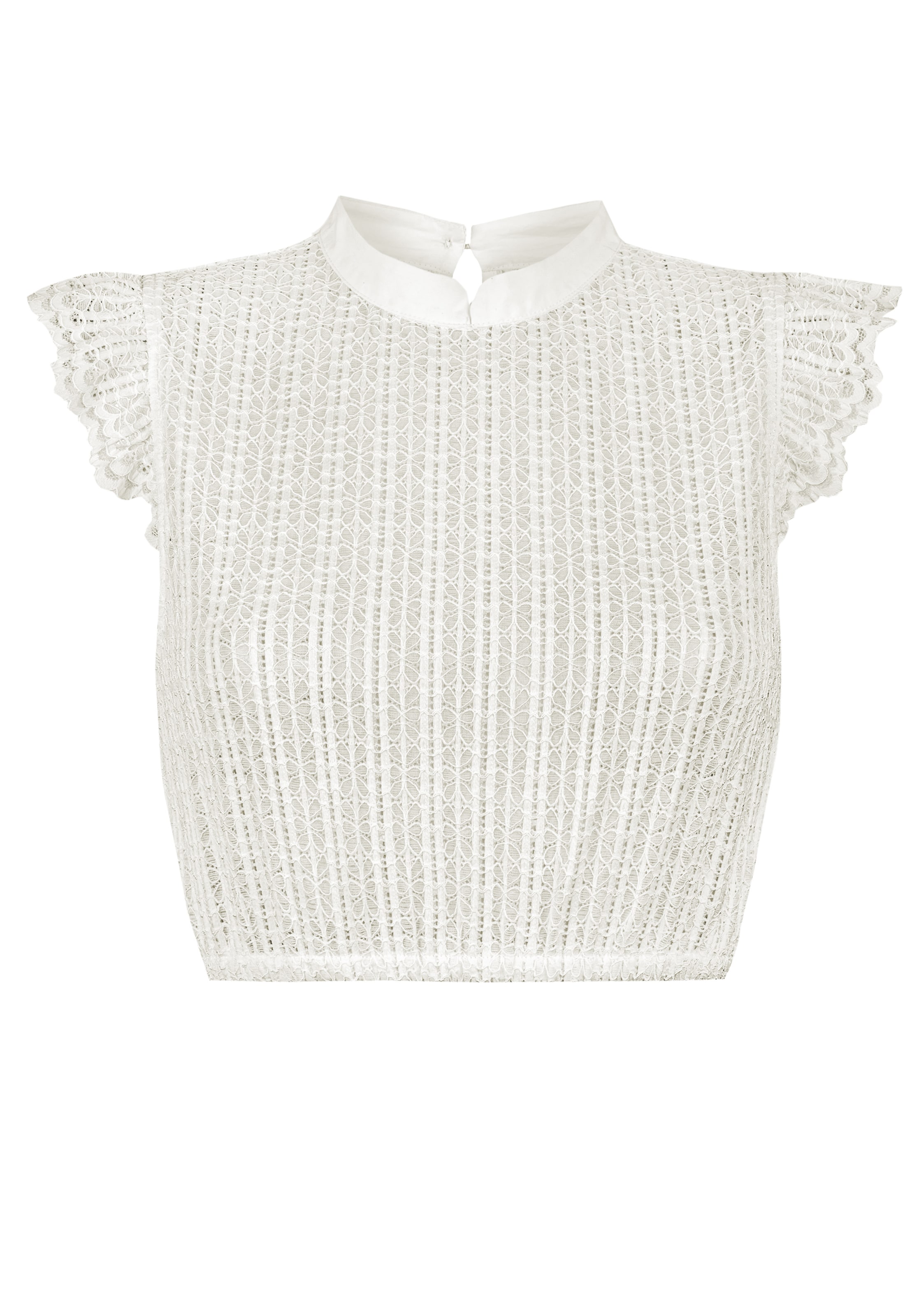 STOCKERPOINT Trachtenbluse 'Lenka' in Weiß: Vorderseite