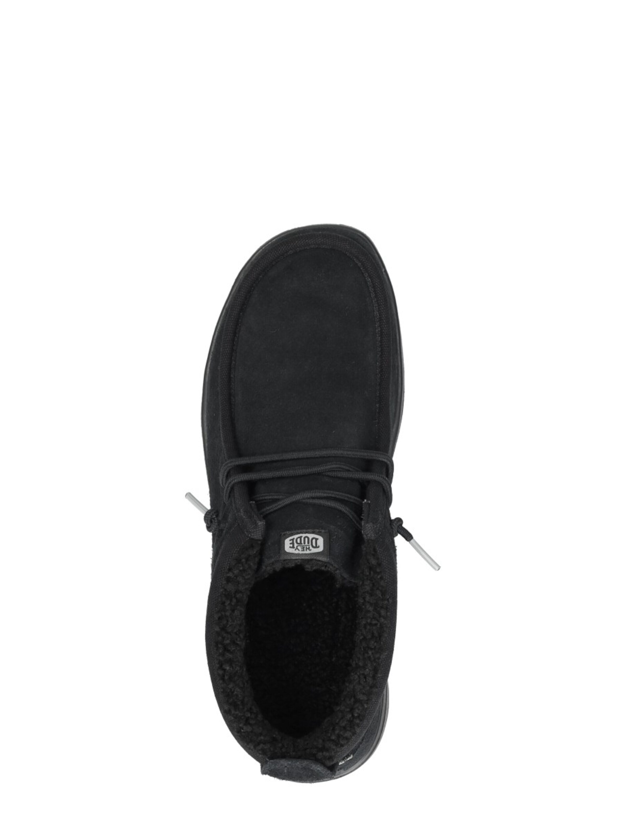 HEY DUDE Lace-up boot 'Wally Mid' in Black