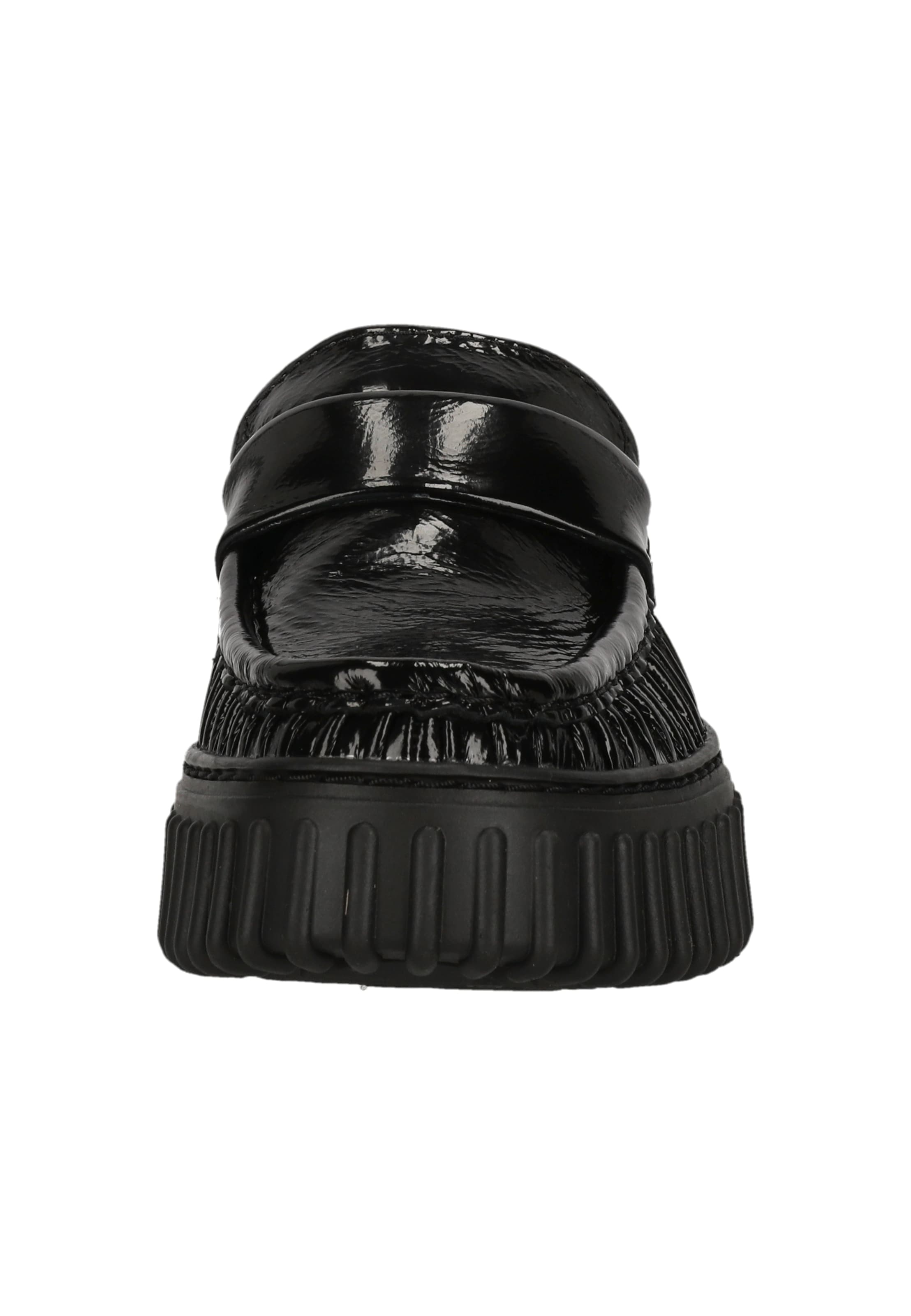 CLARKS Slip-ons 'Torhill Mocc Black Pat' in Black