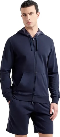 ARMANI Sweatshirt 'Line Eagle' in Blue: front