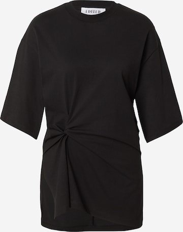 juoda EDITED Marškinėliai 'Derya': priekis