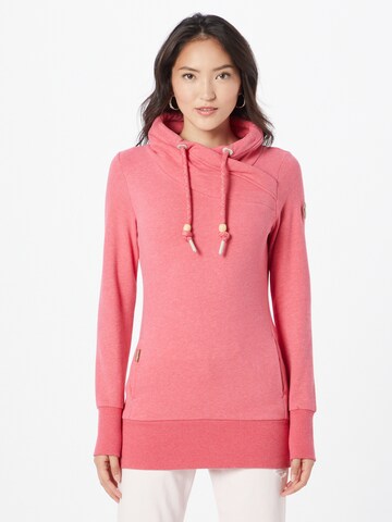 Ragwear Sweatshirt 'Neska' i rosa: framsida