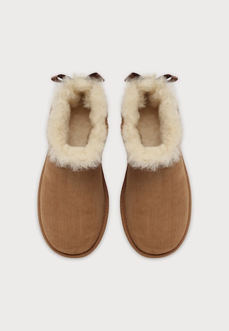UGG Boots 'Ultra Mini Bailey Bow' in Brown