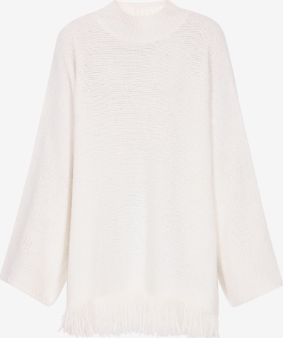 IZIA "Oversize" stila džemperis 'Boho', krāsa - vilnbalts, Preces skats