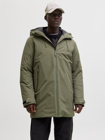 JACK & JONES Parka 'JCOFUSION' in Grün: Vorderseite