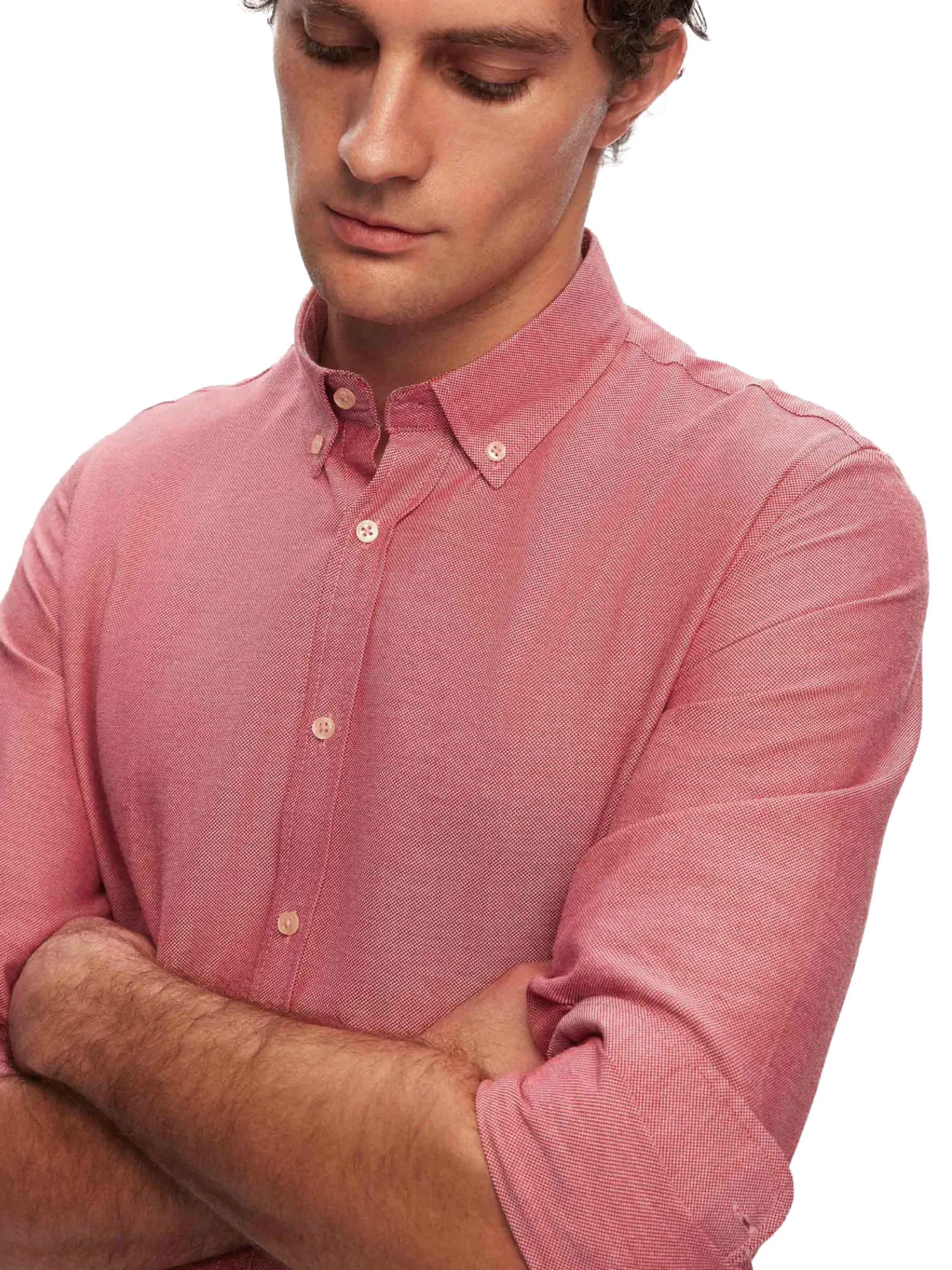D’S Damat Regular fit Overhemd in Rood