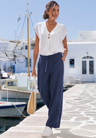 LASCANA Loosefit Broek in Blauw