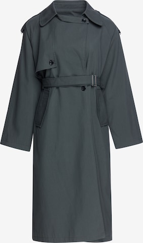 Manteau mi-saison usha BLACK LABEL en gris : devant