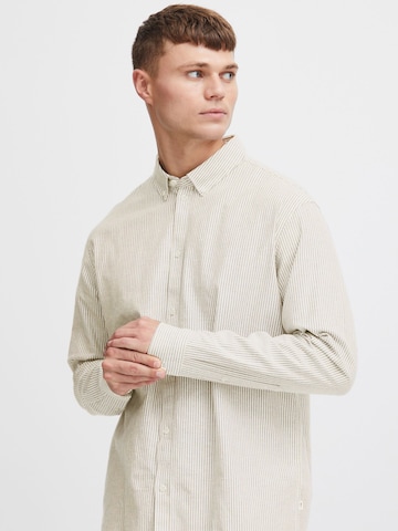 !Solid Slim Fit Hemd 'SDVal' in Beige: Vorderseite