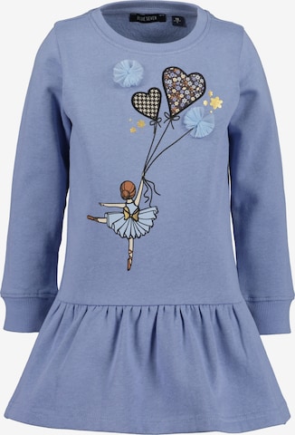 BLUE SEVEN Mekko värissä sininen: etupuoli