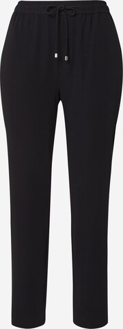 InWear Tapered Pleated Pants 'Adian' in Black: front