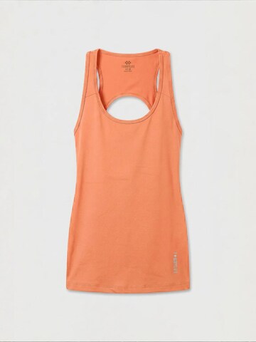 Top sportivo di Tommy Life in arancione: frontale