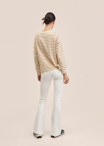 MANGO Flared Jeans 'Flare' in Wit