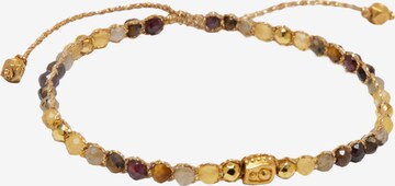 Bracelet Samapura Jewelry en marron : devant