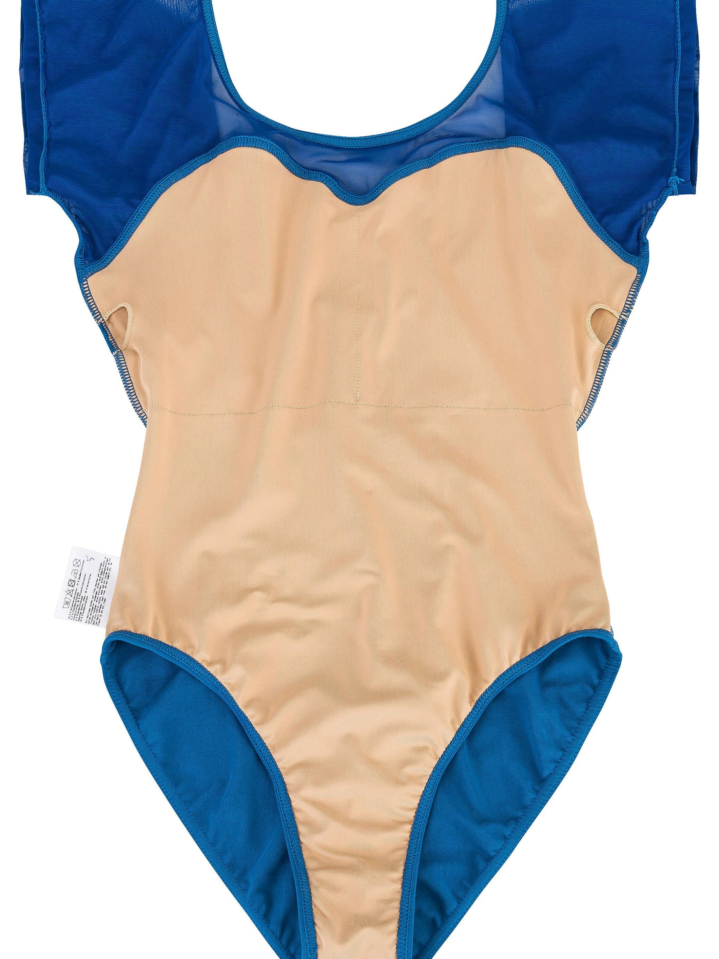Tanzmuster Athletic Bodysuit 'Natalie' in Blue