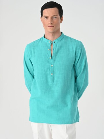 Antioch Regular fit Overhemd in Blauw: voorkant
