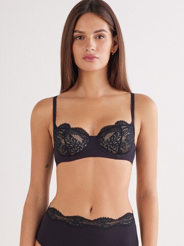 INTIMISSIMI Balconette BH 'DENISE' in Schwarz: Vorderseite