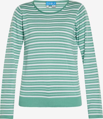 SANIKA Sweater in Green: front
