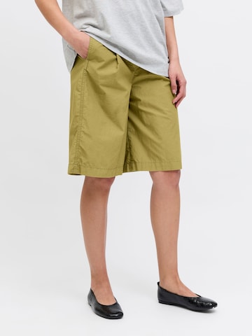 Wide Leg Pantalon à pince 'JXNellie Mika' JJXX en vert : devant