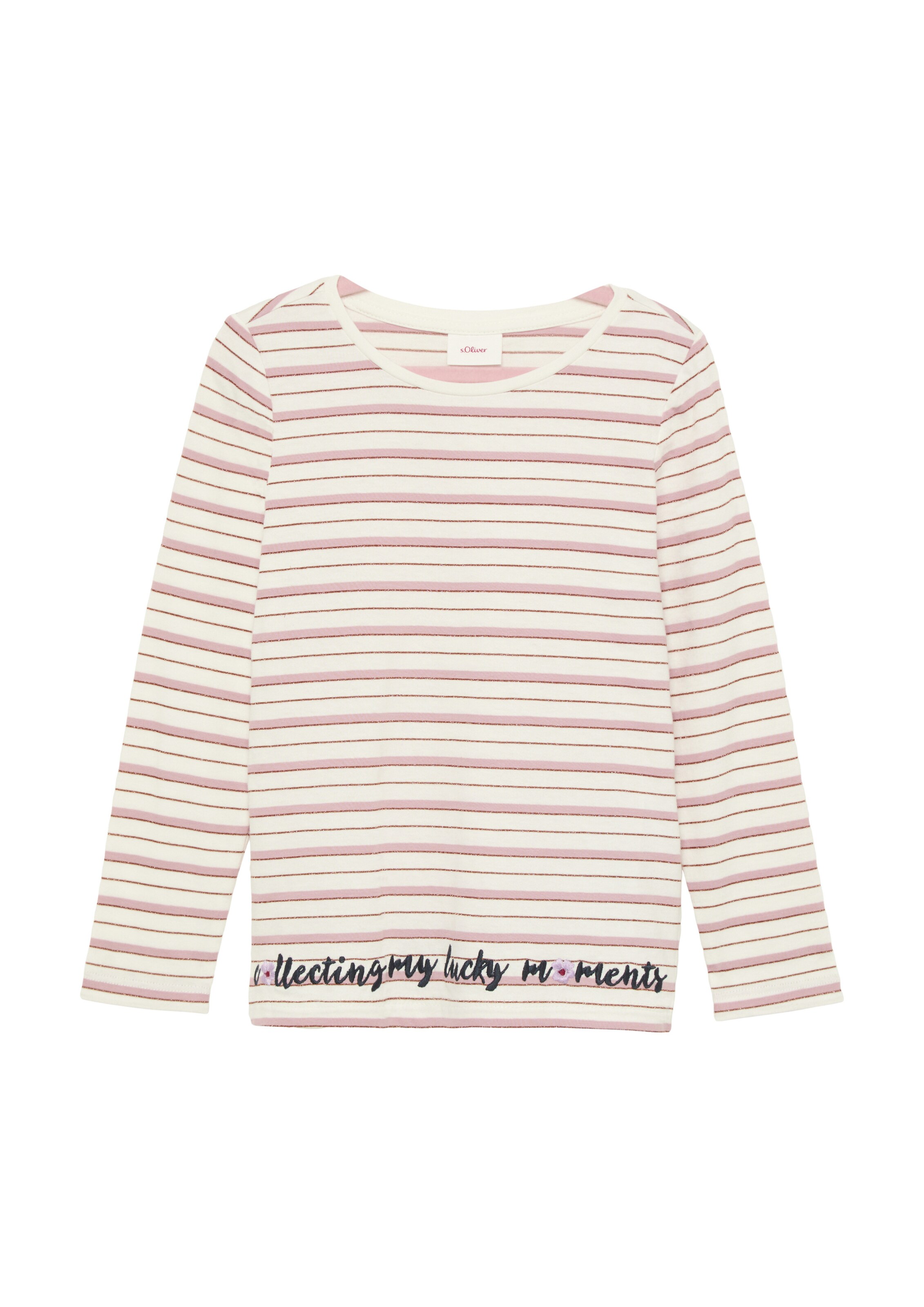 s.Oliver Shirt in Beige: voorkant