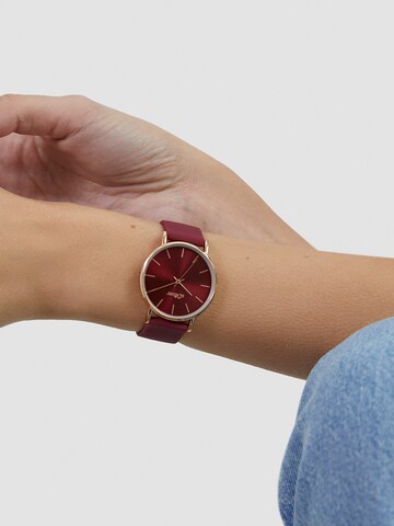 s.Oliver Analog Watch in Red: front