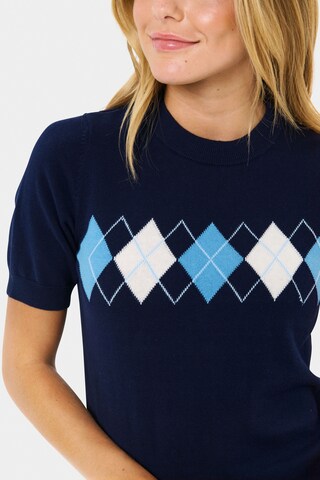 SAINT TROPEZ Pullover in Blau
