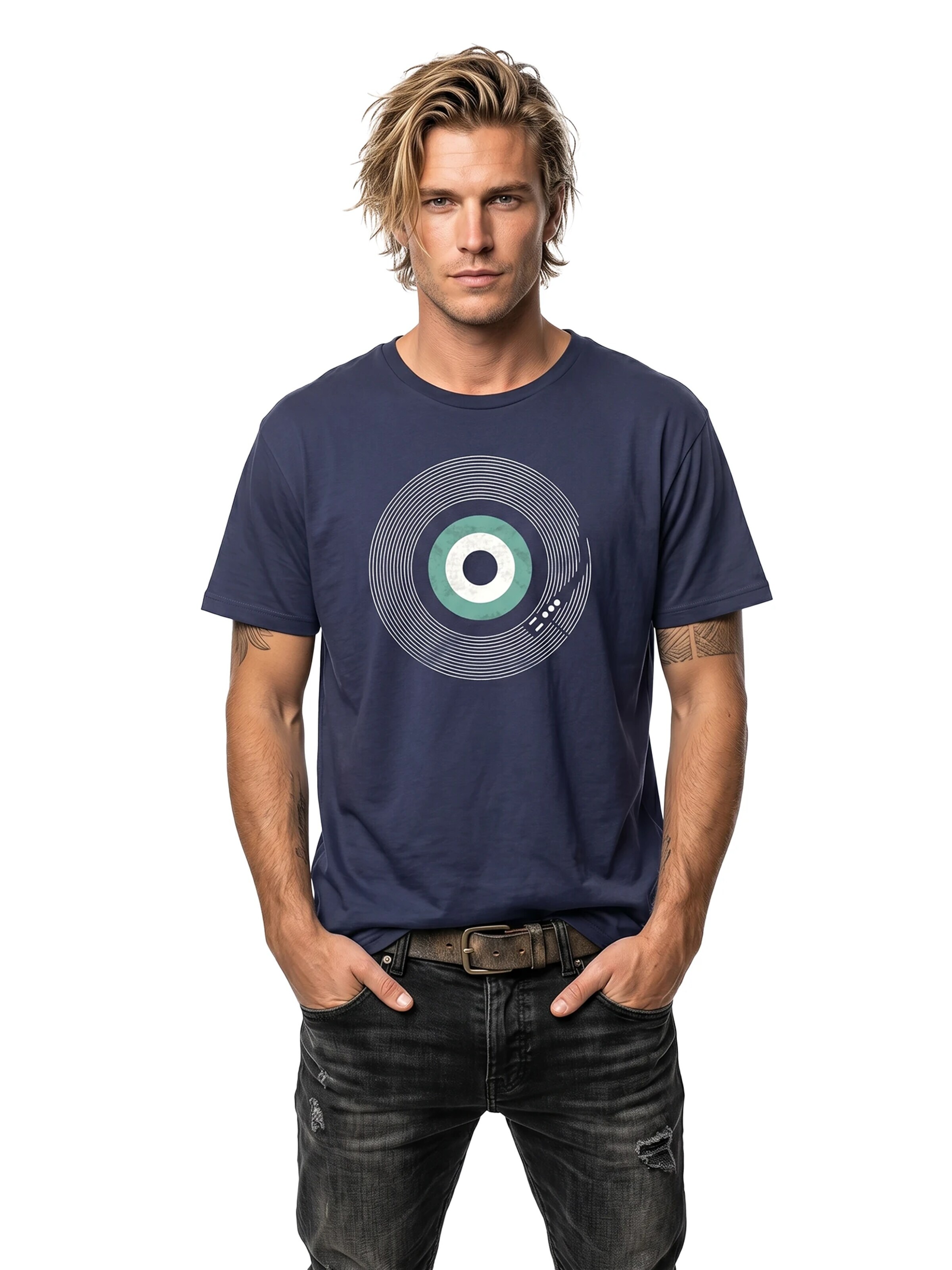 MAKAYA Shirt 'Final Track' in Blue