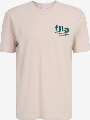 FILA - Camisa 'LOUDI' em bege: frente