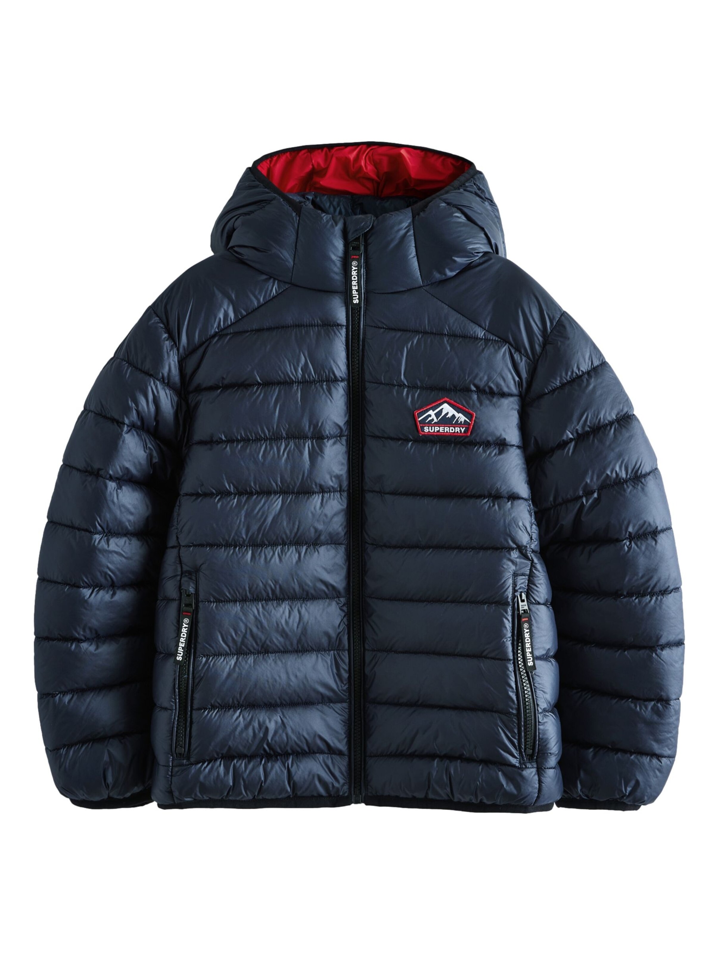 Superdry Přechodná bunda 'Fuji' – modrá: přední strana