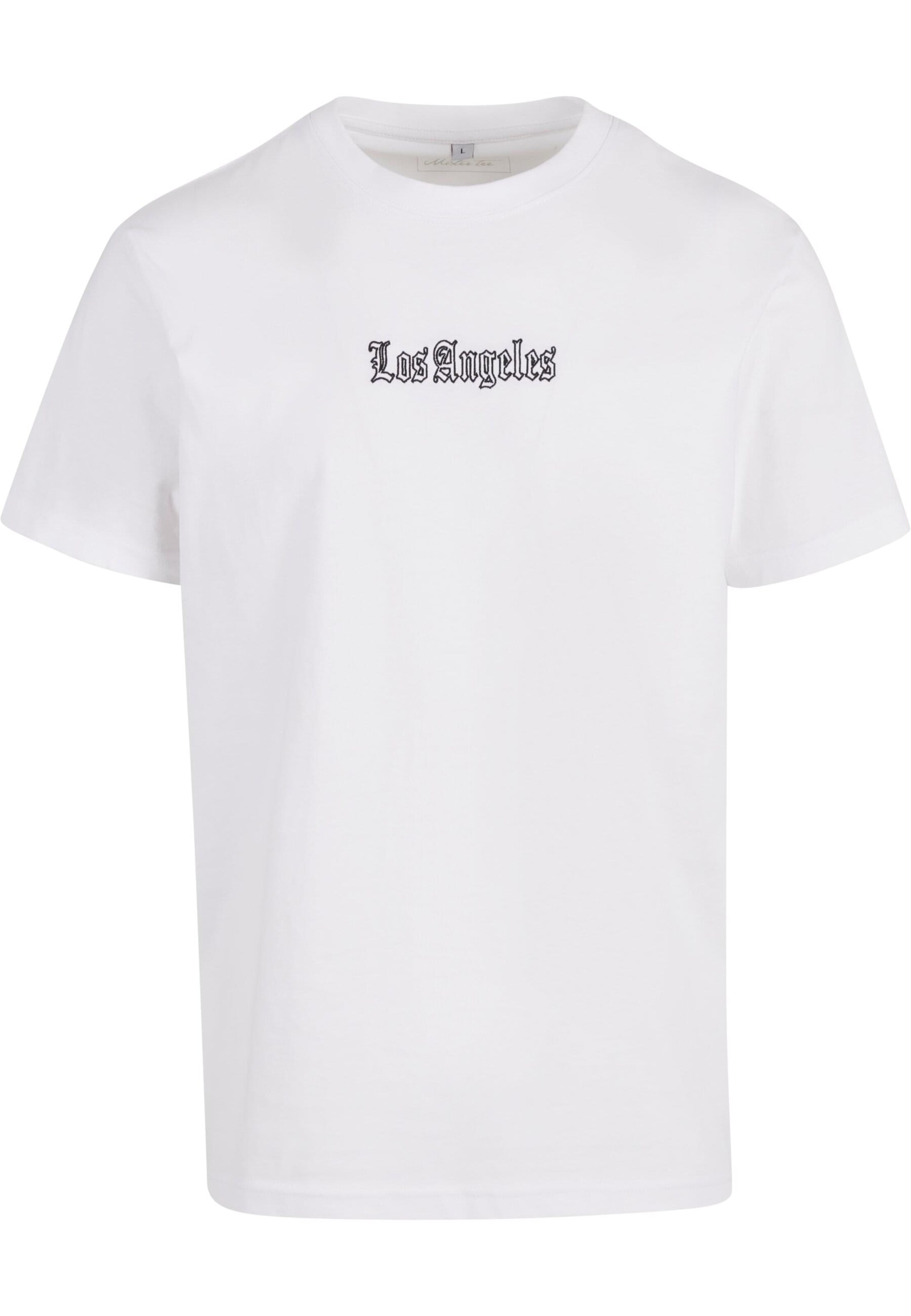 Mister Tee Shirt 'Los Angeles' in White: front