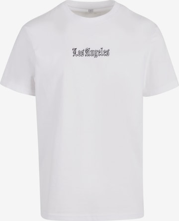 Mister Tee Shirt 'Los Angeles' in White: front
